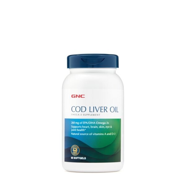 Gnc Cod Liver Oil, Ulei Triplu Din Ficat De