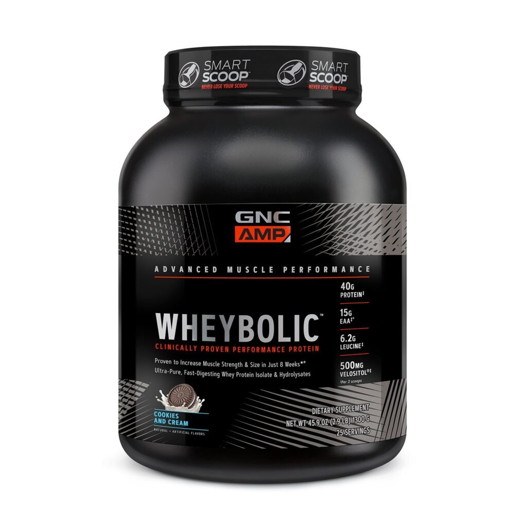 Gnc Amp Wheybolic, Proteina Din Zer, Cu Aroma De Biscuiti