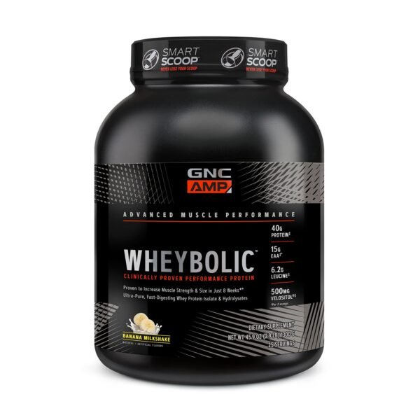 Gnc Amp Wheybolic  Proteina Din Zer Cu Aroma De Milkshake