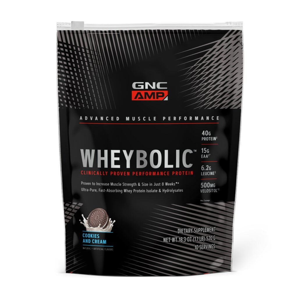 Gnc Amp Wheybolic, Proteina Din Zer, Cu Aroma De Biscuiti