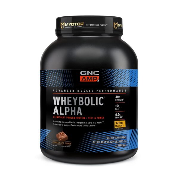 Gnc Amp Wheybolic Alpha Myotor, Proteina Din Zer Cu Aroma De