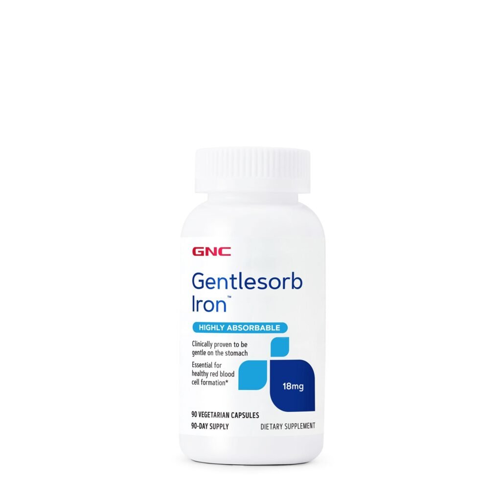 Gnc Gentlesorb Iron 18 Mg, Fier Cu Absorbtie Usoara 18