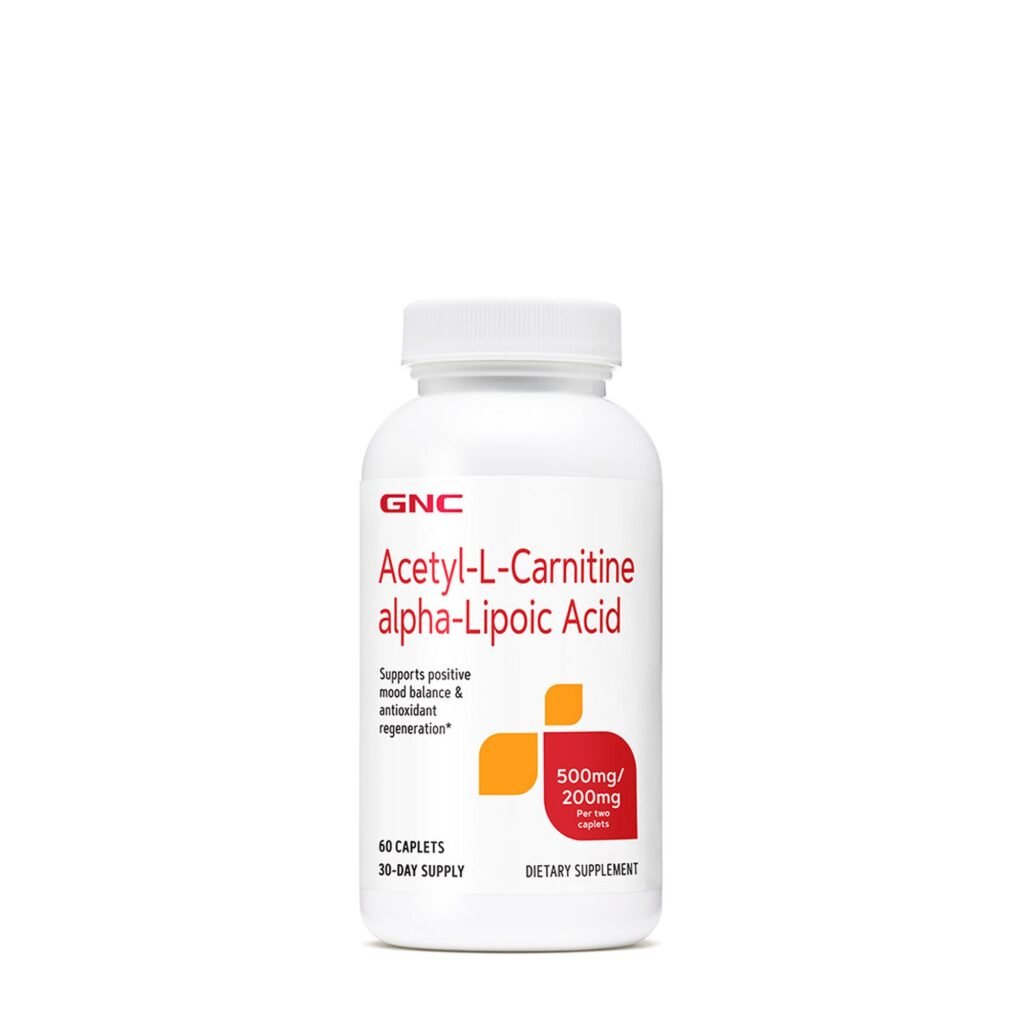 Gnc Acetyl-l-carnitine Alpha-lipoic Acid, Ala Acetil L-carnitina 500 Mg Si Acid Alfa