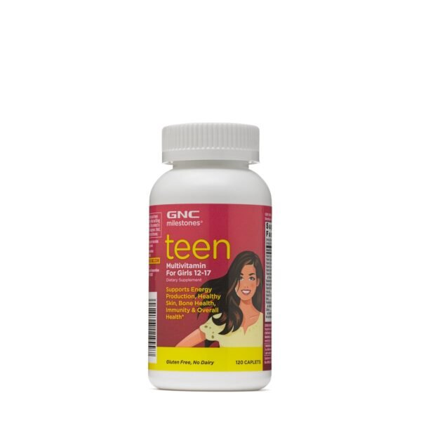 Gnc Milestones Teen Multivitamin For Girls, Multivitamine Pentru Fete 12-17