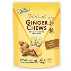 Prince Of Peace Ginger Chews, Caramele Cu