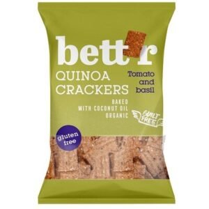 Crackers cu quinoa, rosii si busuioc fara gluten