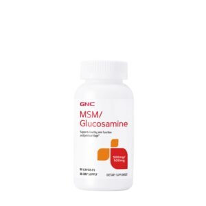 Gnc Msm/glucosamine, Msm Si Glucozamina 500 Mg,