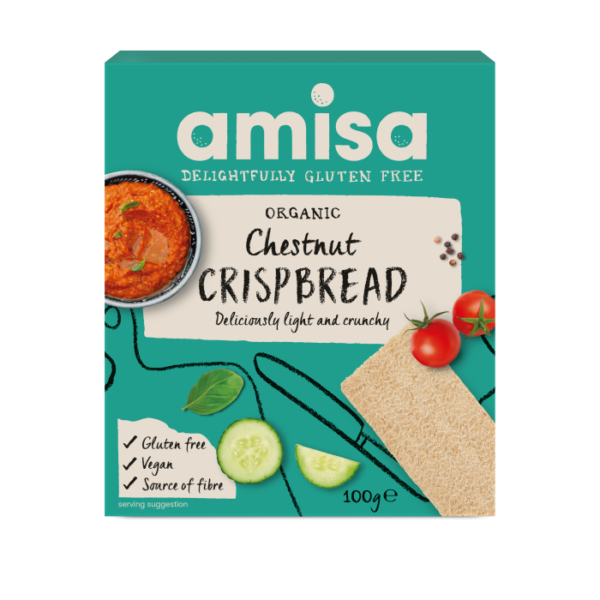 Crispbread (painici) cu faina de castane fara gluten