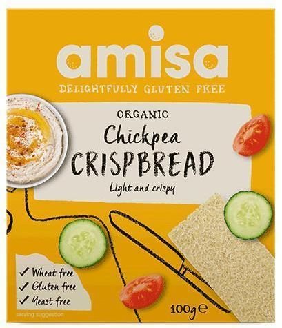 Crispbread (painici) cu naut fara gluten bio