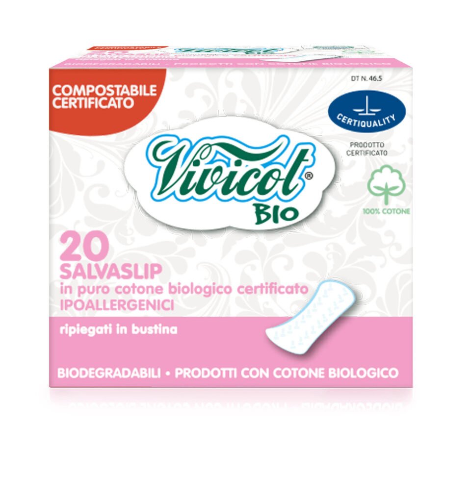 Protej slip din bumbac bio, hipoalergenic, compostabil – Normal ( 20 buc