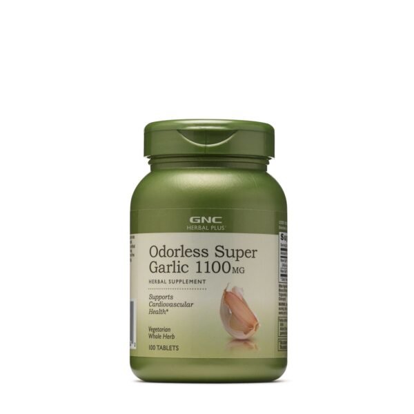 Gnc Herbal Plus Odorless Super Garlic 1100 Mg, Extract De