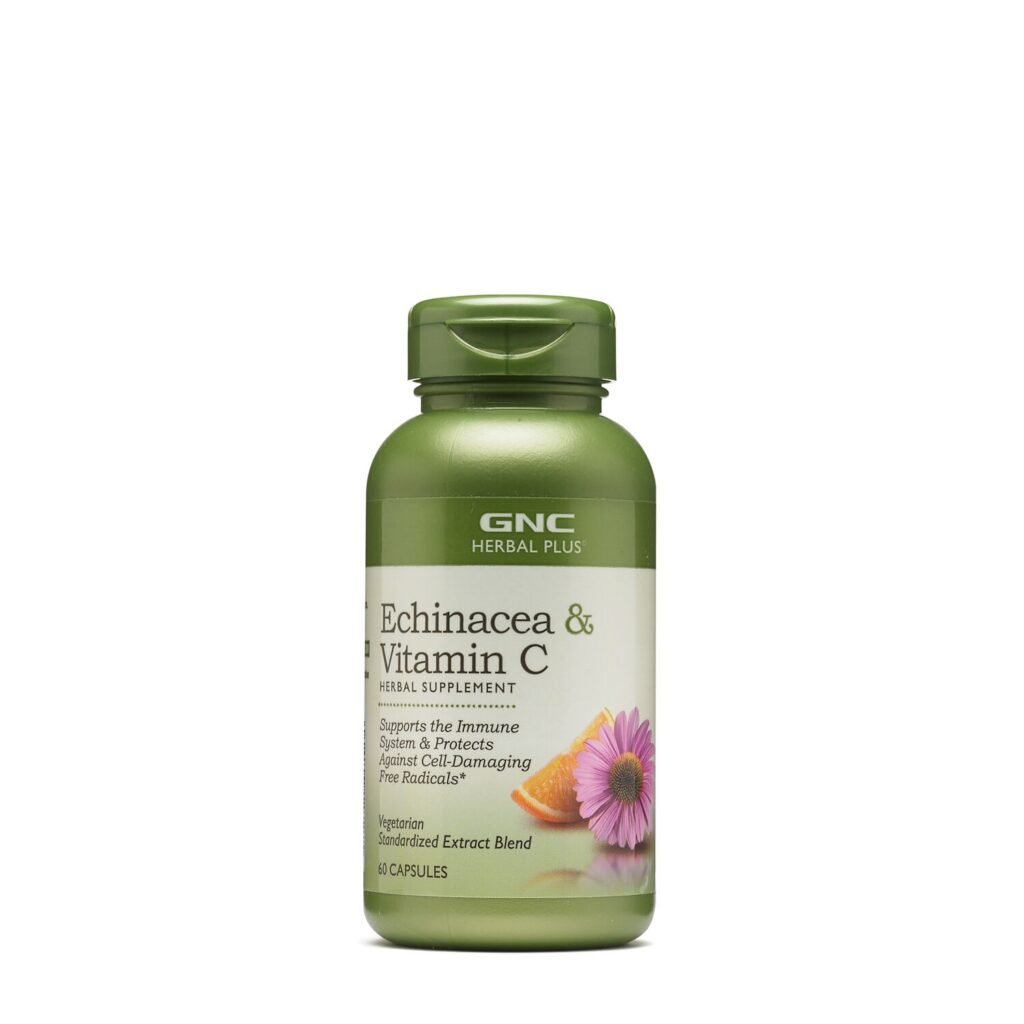 Gnc Herbal Plus Echinacea Si Vitamina C, Echinacea & Vitamin