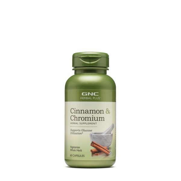 Gnc Herbal Plus Cinnamon & Chromium, Extract Standardizat De Scortisoara