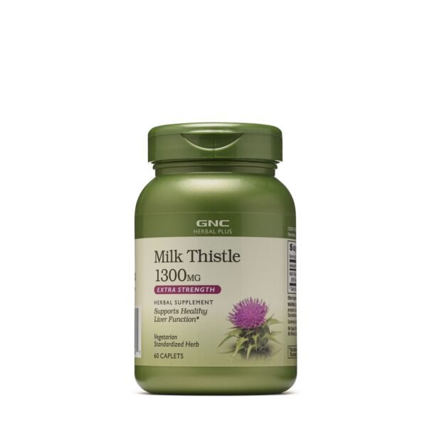 Gnc Herbal Plus Milk Thistle 1300 Mg, Extract Standardizat De