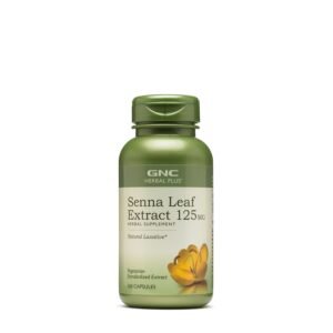 Gnc Herbal Plus Senna Leaf 125 Mg, Extract Frunze