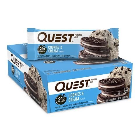 Quest Protein Bar, Baton Proteic, Cu Aroma De Biscuiti