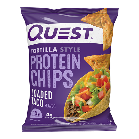 Quest Tortilla Style Protein Chips, Chipsuri Proteice, Cu Aroma De