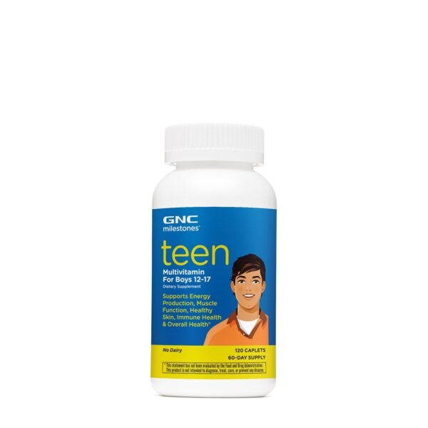 Gnc Milestones Teen Multivitamin For Boys 12-17, Multivitamine Pentru Baieti