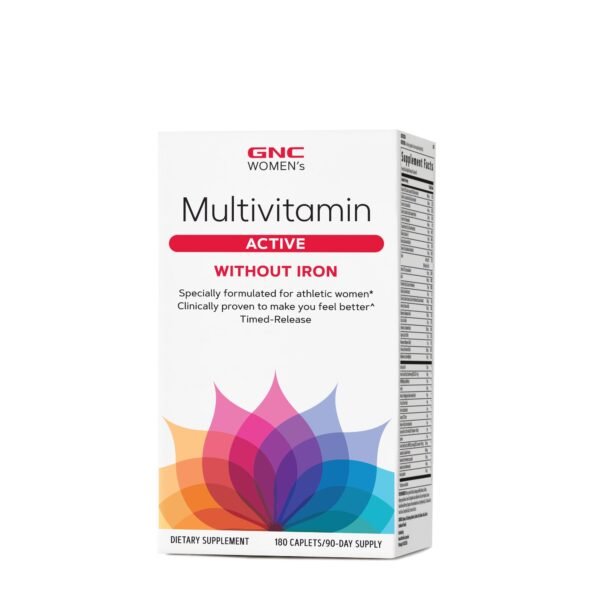 Gnc Women’s Ultra Mega Active Without Iron, Complex De Multivitamine Pentru Femei