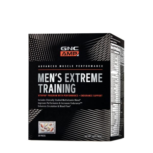 Gnc Amp Men’s Extreme Training, Program Vitapak Pentru Performanta Si