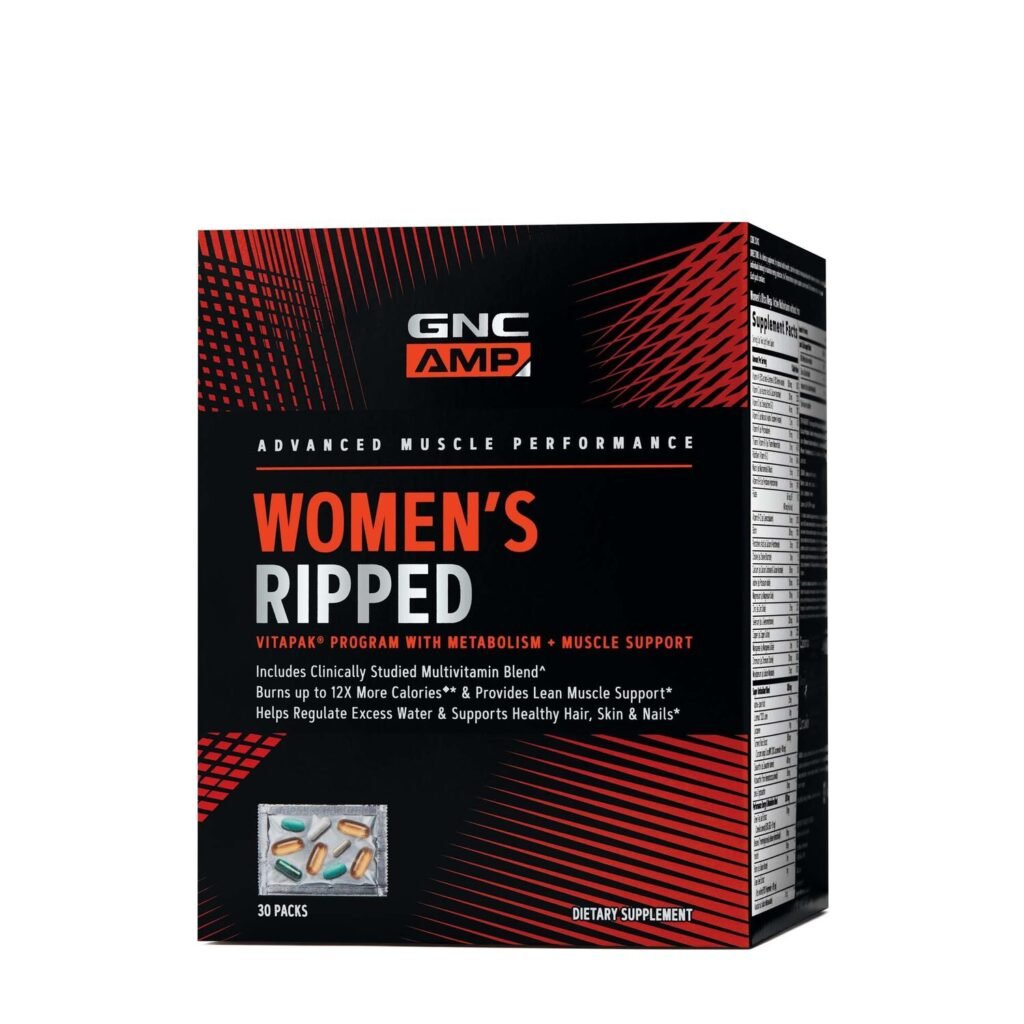 Gnc Amp Women’s Ripped Program Vitapak Complex De Multivitamine Pentru