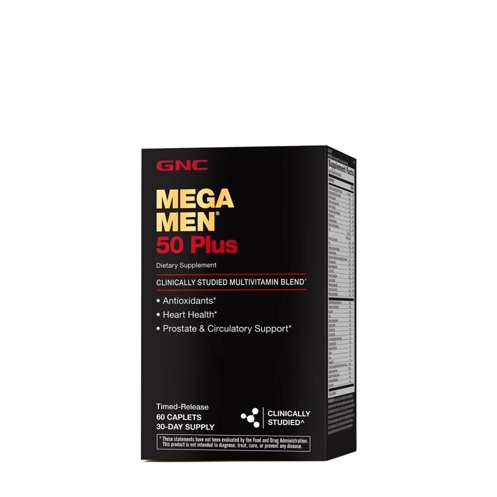 Gnc Mega Men 50 Plus, Complex De Multivitamine Pentru