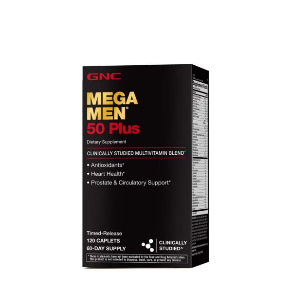 Gnc Mega Men 50 Plus, Complex De Multivitamine Pentru Barbati