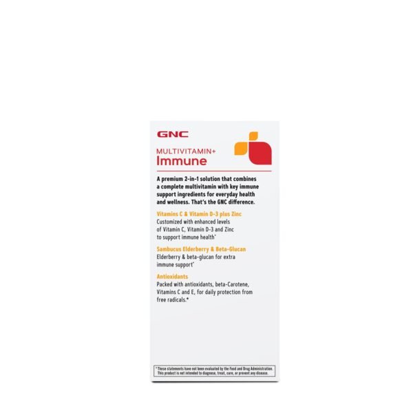 Gnc Multivitamin + Immune, Multivitamine Pentru Barbati Si Femei Cu Sustinerea Imunitatii, 120 Tb - imagine 2