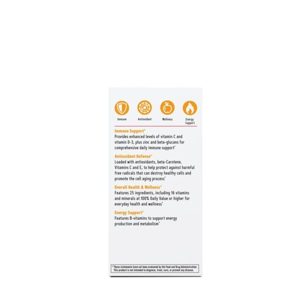Gnc Multivitamin + Immune, Multivitamine Pentru Barbati Si Femei Cu Sustinerea Imunitatii, 120 Tb - imagine 3