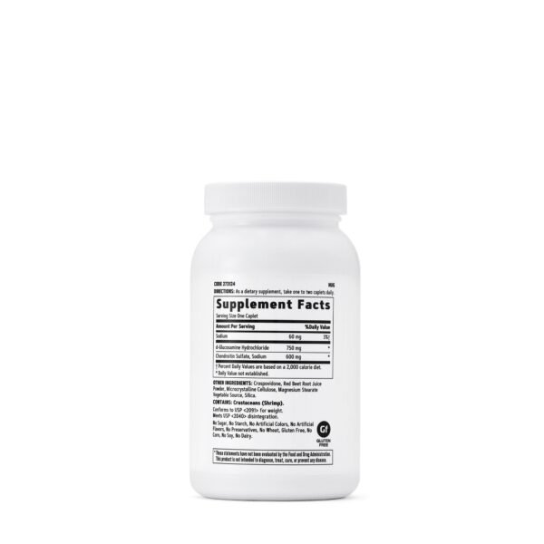 Gnc Triple Strength Glucozamina 750 Condroitina 600 Mg, 120 Tb - imagine 2