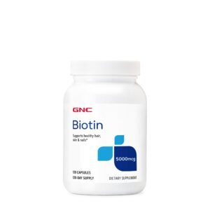 Gnc Biotin 5000 Mcg, Biotina,