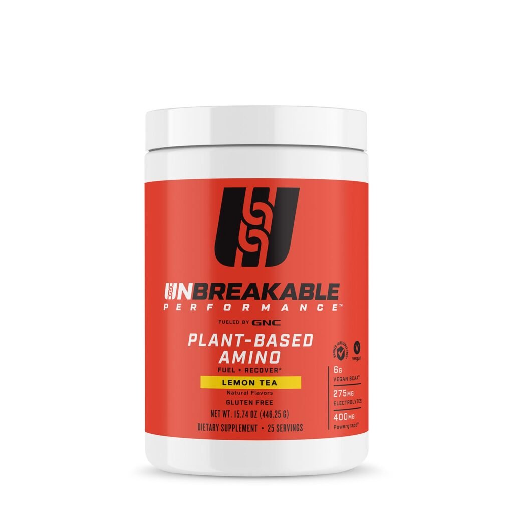 Gnc Unbreakable Performance Aminoacizi Vegetali Cu Aroma De Ceai De