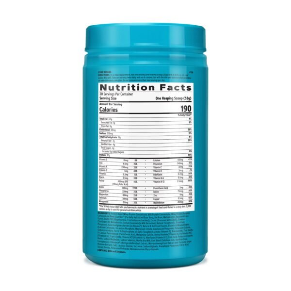 Gnc Total Lean Lean Shake + Slimvance, Shake Proteic Cu Slimvance, Cu Aroma De Ciocolata Si Unt De Arahide, 1060 G - imagine 2