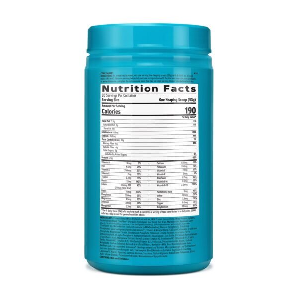 Gnc Total Lean Lean Shake + Slimvance, Shake Proteic Cu Slimvance, Cu Aroma De Cafea, 1060 G - imagine 2
