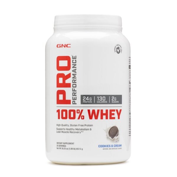 Gnc Pro Performance 100% Proteina Din Zer Cu Aroma De Biscuiti