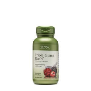 Gnc Herbal Plus Triple Ginsa Rush, Extract Standardizat Din 3 Tipuri