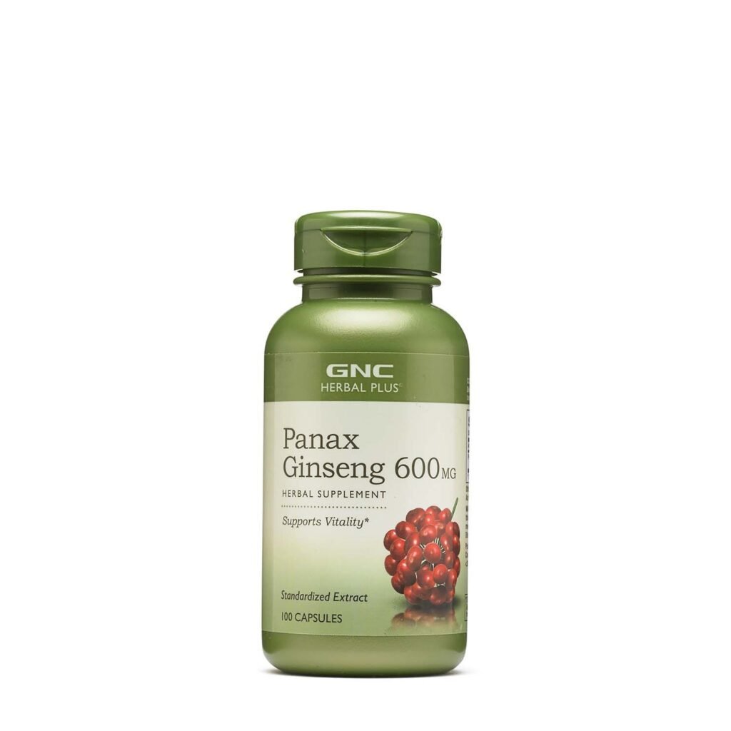 Gnc Herbal Plus Panax Ginseng 600 Mg, Extract Standardizat De