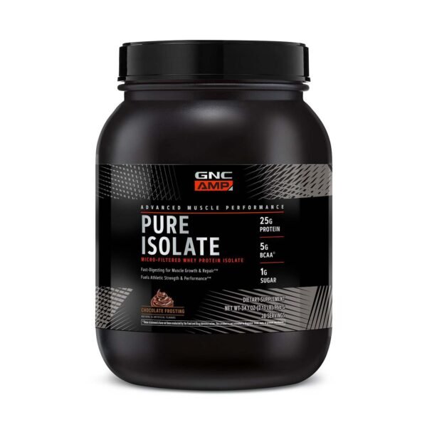 Gnc Amp Pure Isolate, Proteina Izolata Din Zer Cu Aroma De Inghetata