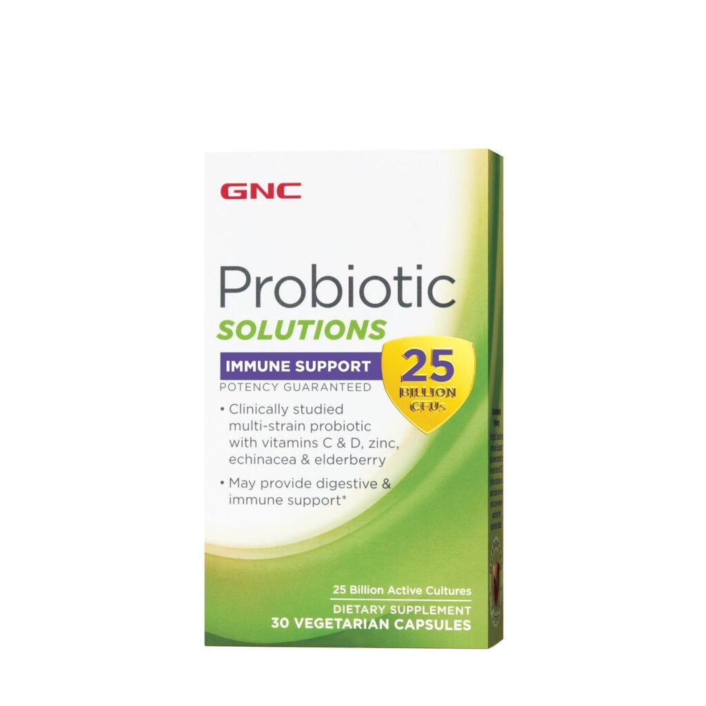 Gnc Probiotic Solutions Immune Support – 25 Billion Cfus, Suport Pentru Imunitate 25