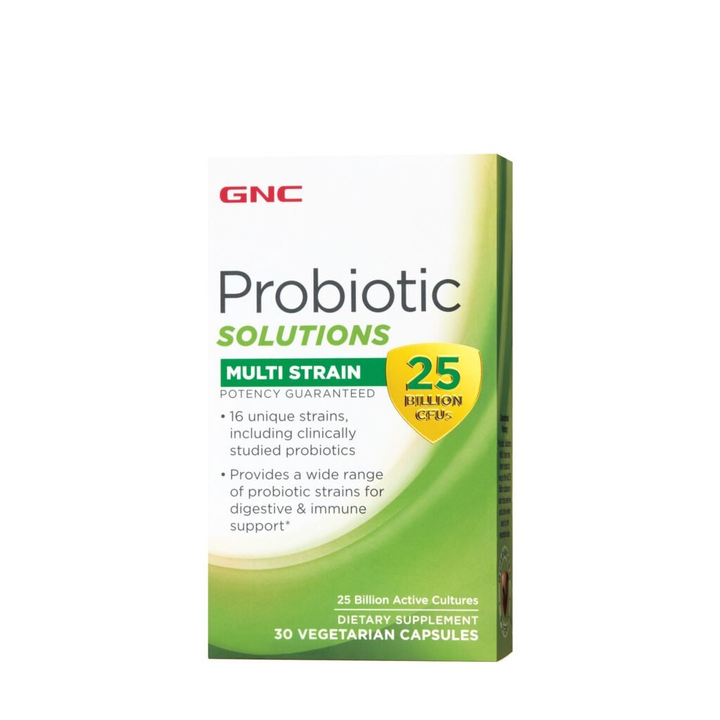 Gnc Probiotic Solutions Multi Strain 25 Billion Cfus, Probiotic Cu Tulpini Multiple