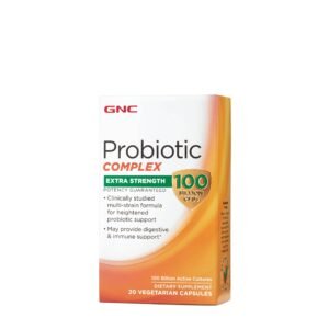 Gnc Probiotic Complex Extra Strength Multi Strain 100 Billion Cfus, Probiotic Complex Extra Strength