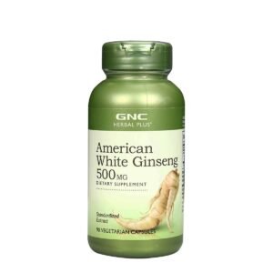 Gnc Herbal Plus American White Ginseng 500 Mg, Ginseng Alb