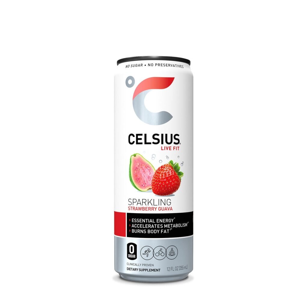 Celsius Energy Drink, Bautura Energizanta Carbogazoasa Cu Aroma De Capsuni