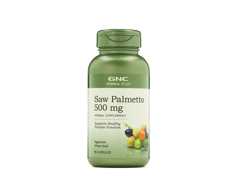 Gnc Herbal Plus Saw Palmetto 500 Mg, Extract Din Palmier