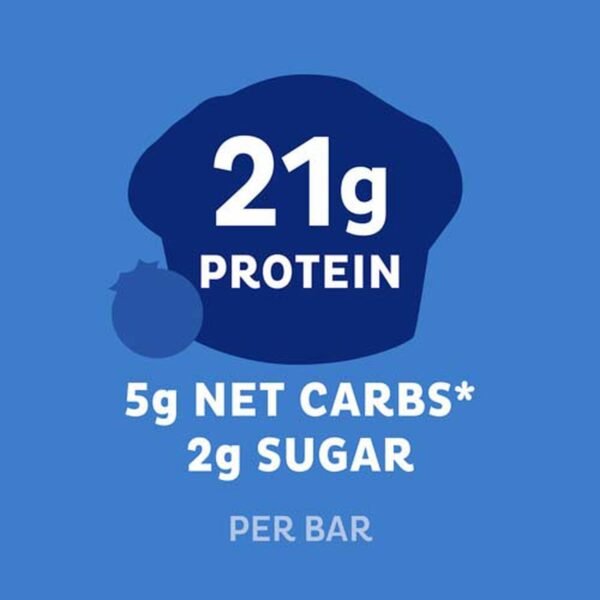 Quest Protein Bar, Baton Proteic, Cu Aroma De Briose Cu Afine, 60g - imagine 9