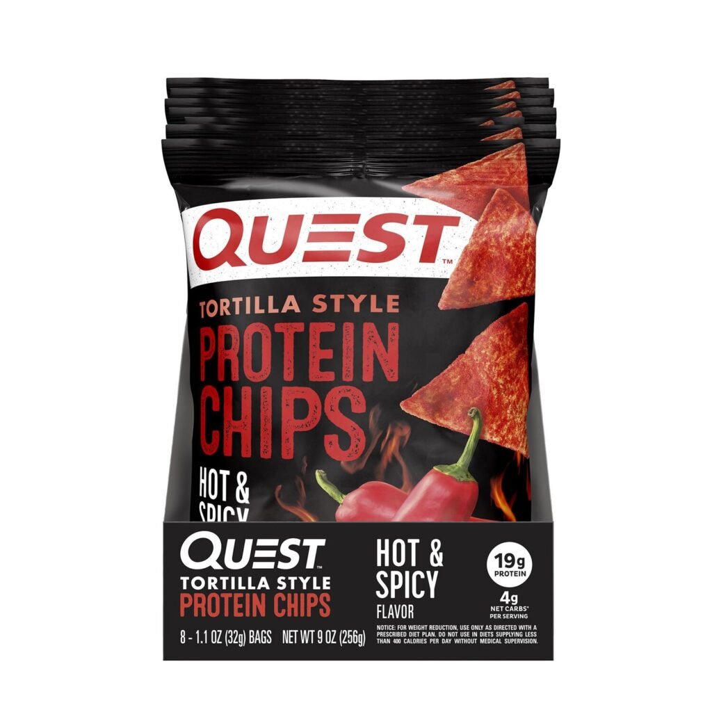 Quest Tortilla Style Protein Chips, Chipsuri Proteice Cu Aroma