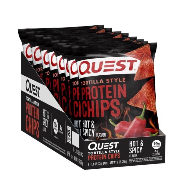 Quest Tortilla Style Protein Chips, Chipsuri Proteice Cu Aroma Picanta, 32 G - imagine 2