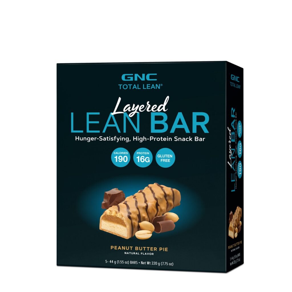 Gnc Total Lean Layered Lean Bar, Baton Proteic Cu Aroma De Placinta