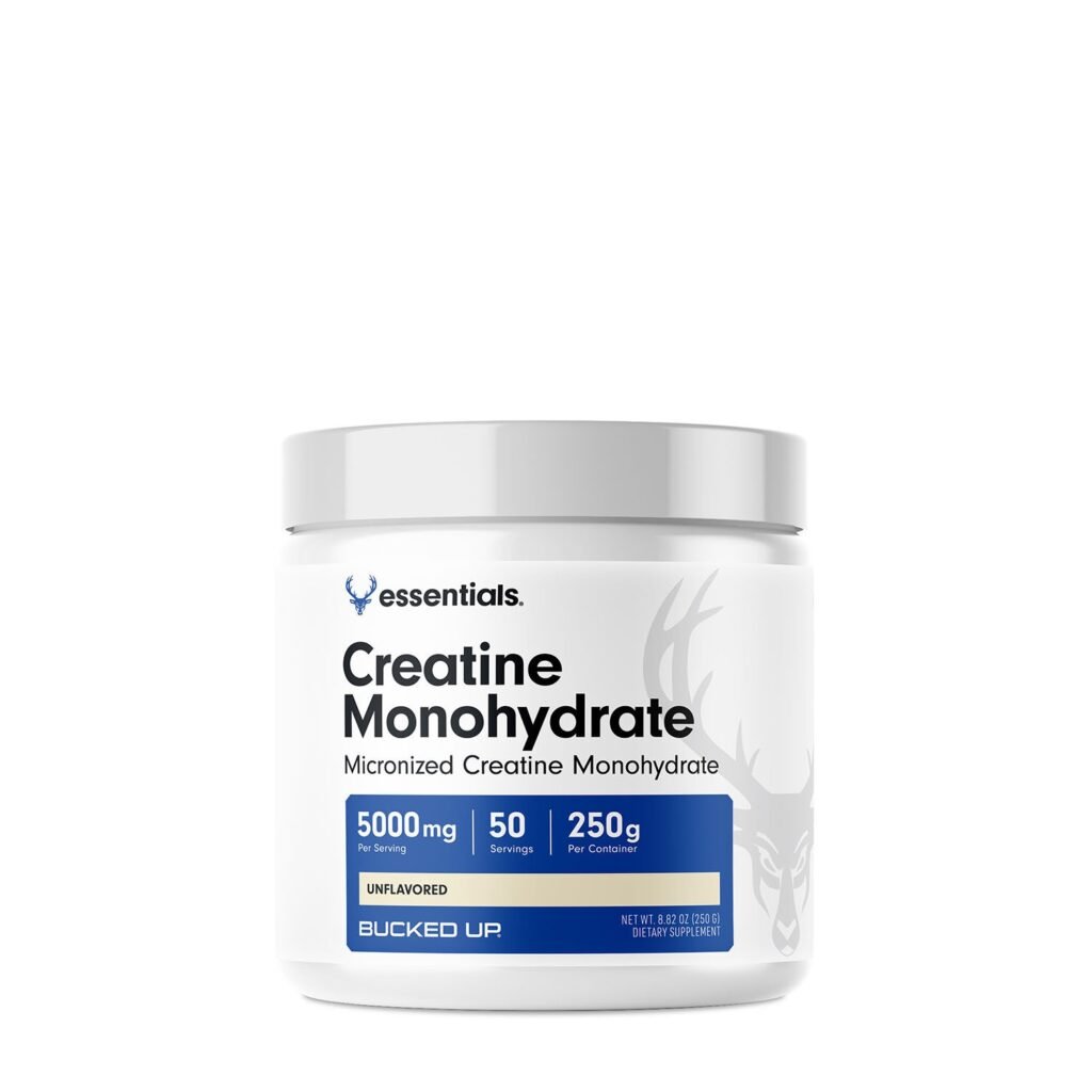 Bucked Up Essentials Creatine Monohydrate, Creatina Monohidrata Fara