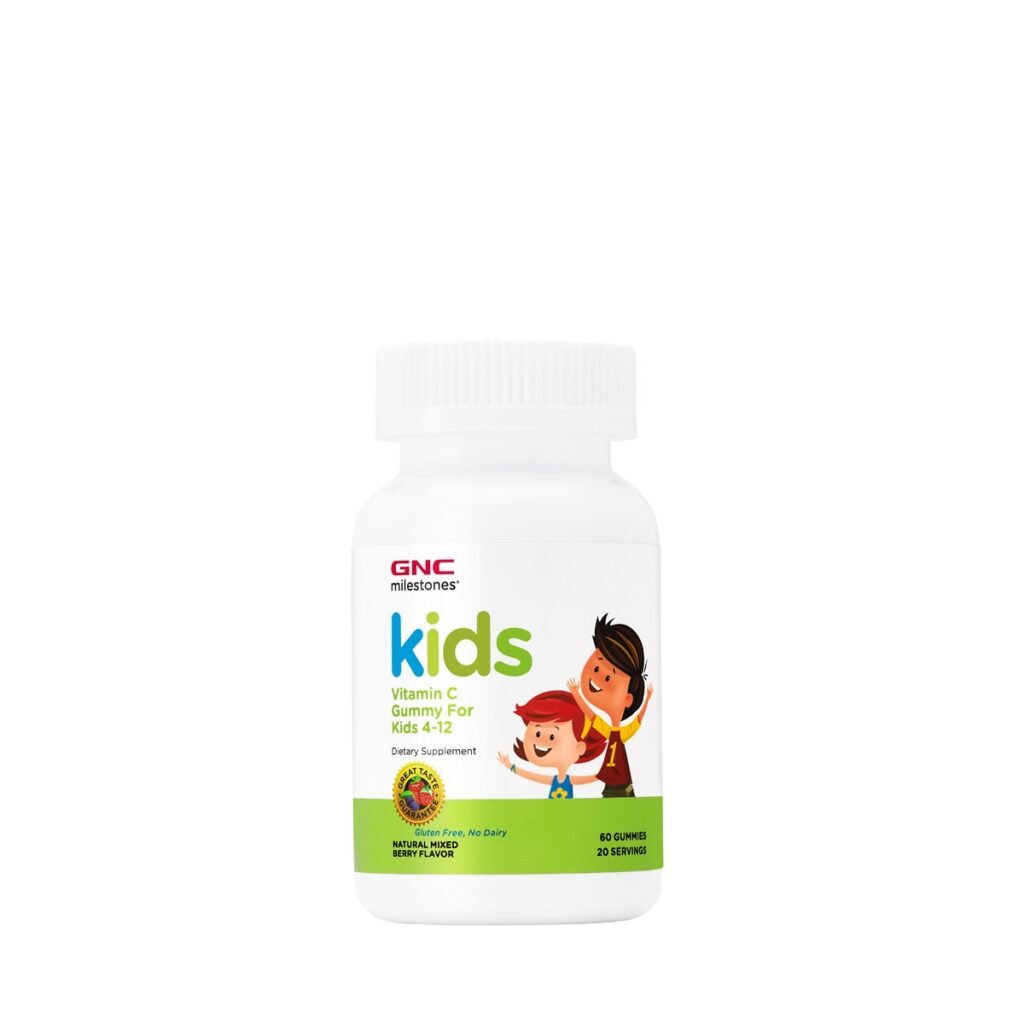 Gnc Milestones Kids Vitamina C, Cu Aroma De Fructe De